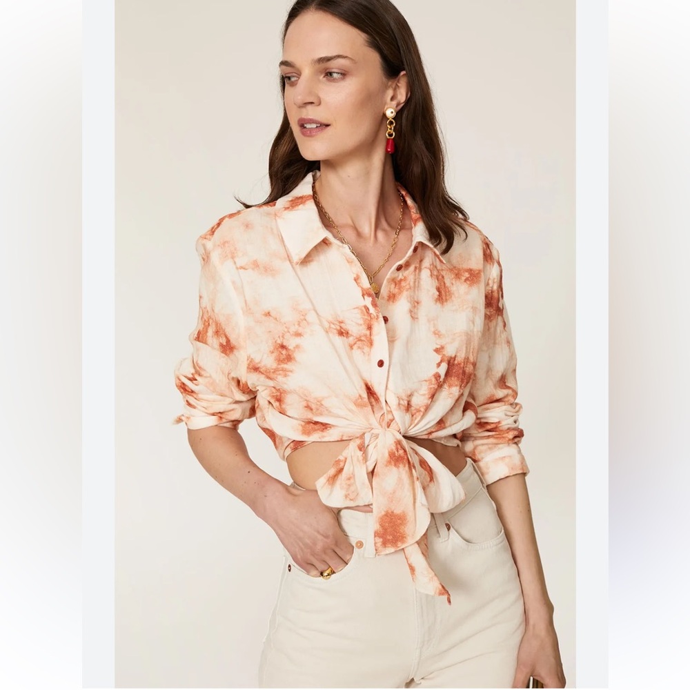 Jen’s Pirate Booty Tie Dye Gauze Shirt